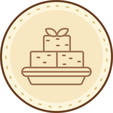 Gıda simgesinin vektör illüstrasyonu