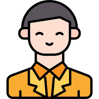 Avatar çocuk simgesi - taslak biçimi