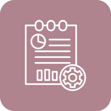 Ayarları web simgesi, vektör çizim