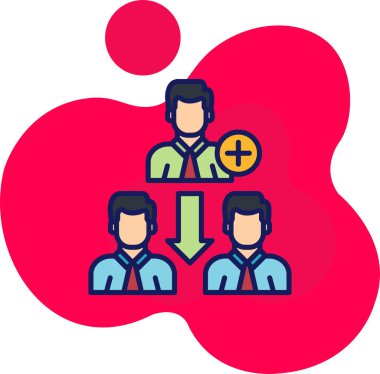 Yatılı web simgesi, vektör illüstrasyonu