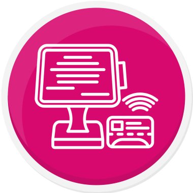 Wi-Fi sembollü dizüstü bilgisayar. vektör illüstrasyonu