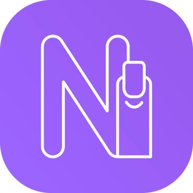 Modern b 'nin vektör illüstrasyonu eksik simgesi