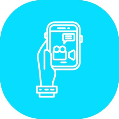 cep telefonu ikonu vektör illüstrasyonu