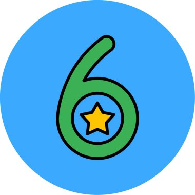 yıldız simgesi vektör illüstrasyonu