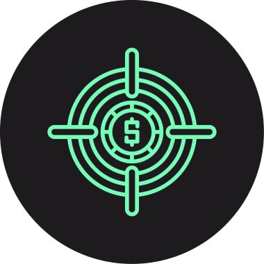 vektör dolar simgesi, illüstrasyon