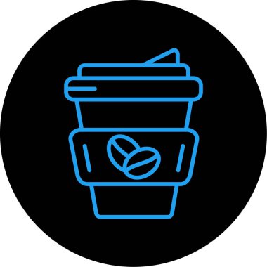 Kişisel ve ticari kullanım için vektör kupa simgesi.