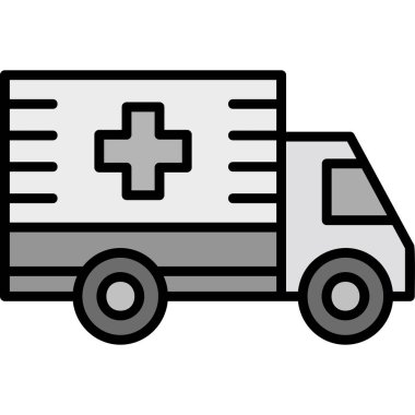 araba simgesi vektör illüstrasyonu