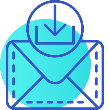 e-posta simgesi ana hat biçiminde