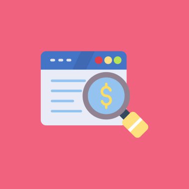 para vektörü düz renk simgesi