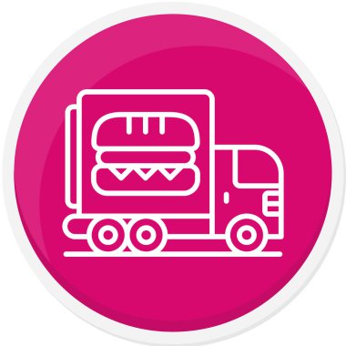 vektör illüstrasyonu, yiyecek ve içecek simgesi