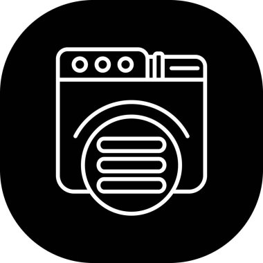 seo modern simgesinin vektör illüstrasyonu