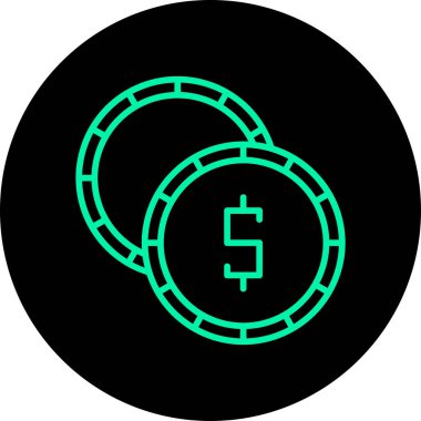 para simgesi vektör illüstrasyonu