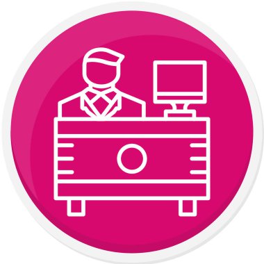 Modern simgenin vektör illüstrasyonu