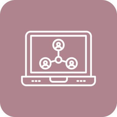 seo modern simgesinin vektör illüstrasyonu