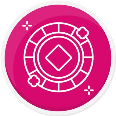 Modern simgenin vektör illüstrasyonu