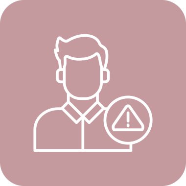 İnsan simgesinin vektör illüstrasyonu