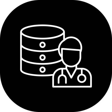 İş simgesinin vektör illüstrasyonu