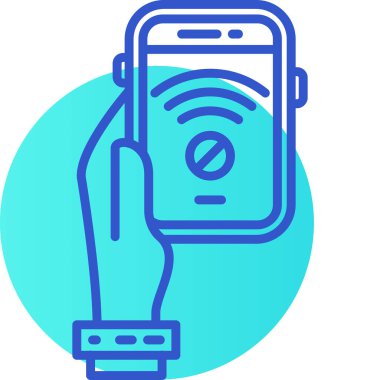 cep telefonu ikonu vektör illüstrasyonu