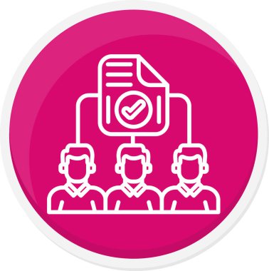 iş simgesi vektör illüstrasyonu