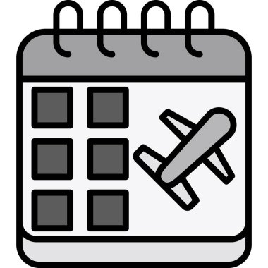 Takvim. Web simgesi basit tasarım