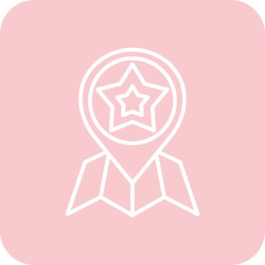 Beyaz arka planda rozet vektör çizimi. Birinci kalite semboller. vuruş çizgisi düz simgesi ve grafik tasarımı.