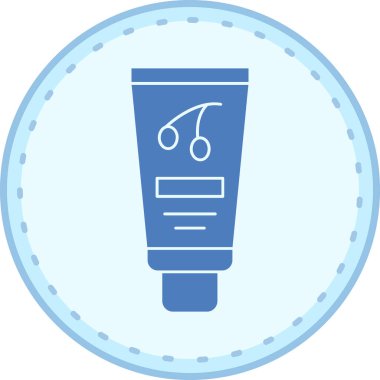 Güzellik kremi vektör illüstrasyonu