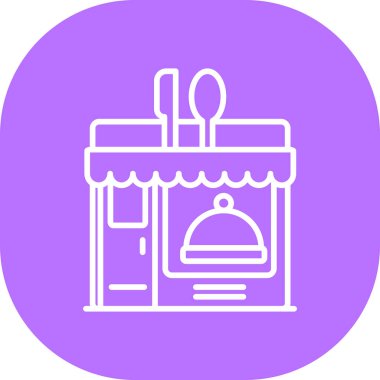 Gıda simgesinin vektör illüstrasyonu