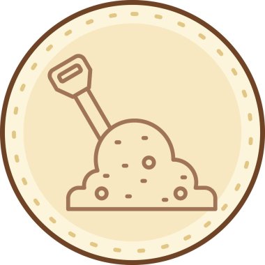 Çizgi film simgesinin vektör çizimi