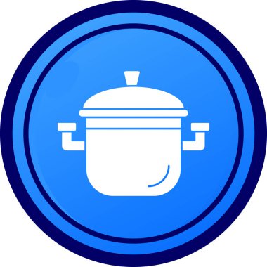 Pişirme simgesinin vektör illüstrasyonu