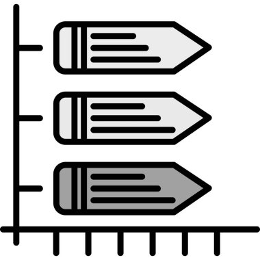 cetvel simgesi çizimi