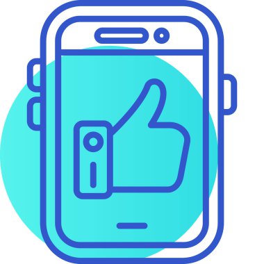 cep telefonu vektör simgesi