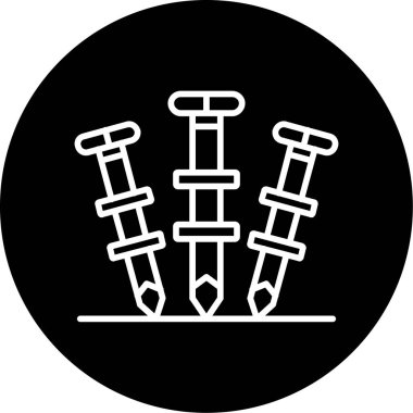 Modern simgenin vektör illüstrasyonu