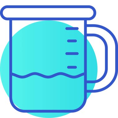 içecek içecek ikonu doldurulmuş - taslak biçiminde