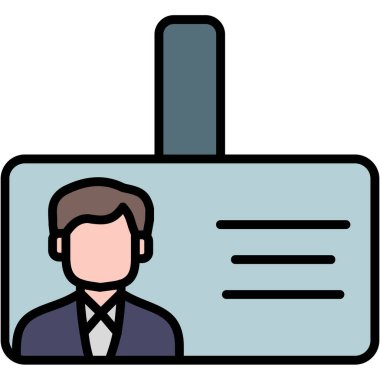 İş ikonu. vektör illüstrasyonu