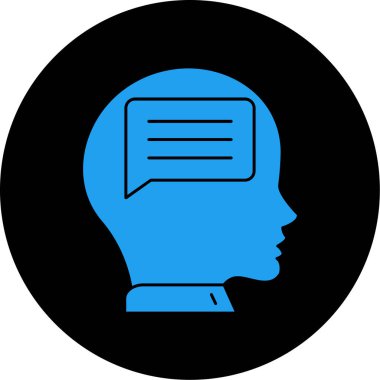 konuşma kabarcığı vektör çizimi