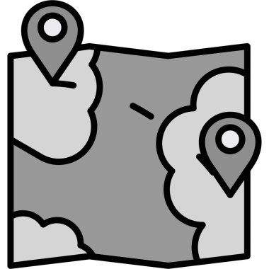 Harita gezinme konumu simgesi - taslak biçimi