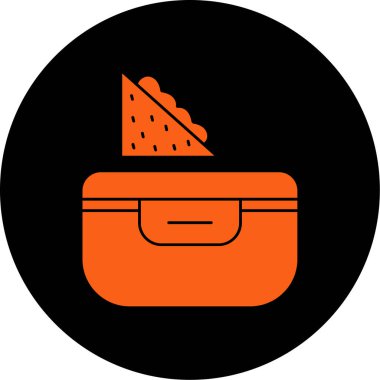 Gıda simgesinin vektör illüstrasyonu