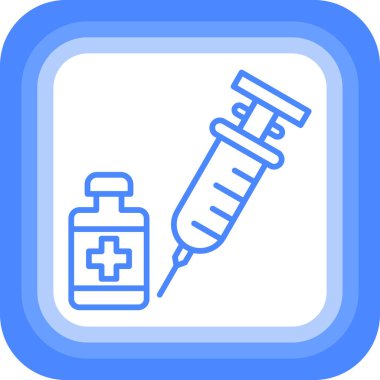 Şırınga ikonu vektör çizimi