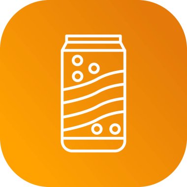 Modern yiyecek simgesinin vektör çizimi