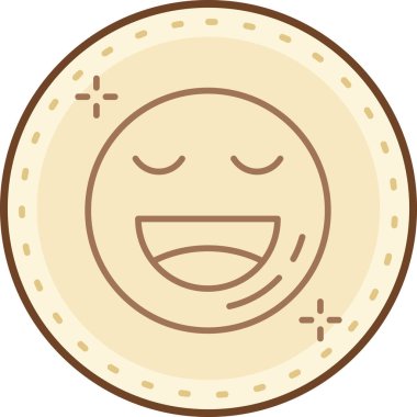 emoji simgesi vektör illüstrasyonu