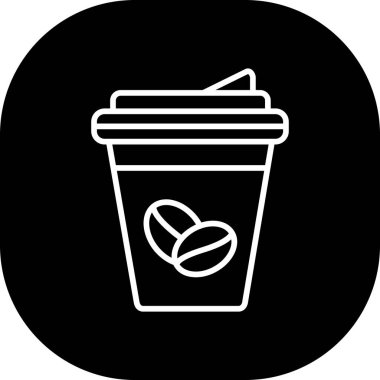 Vektör Kahve Simgesi illüstrasyonu