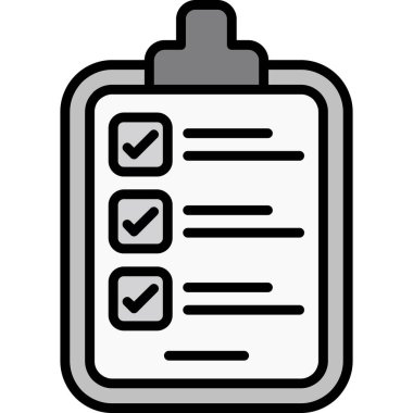 Pano kontrol listesi simgesi, özet biçimi