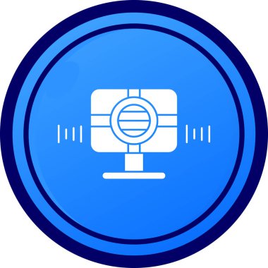 uydu anten simgesi, vektör illüstrasyonu