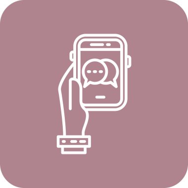 Akıllı saat vektör simgesine sahip akıllı telefon