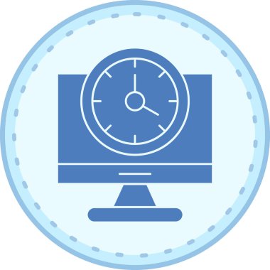 Bilgisayar vektör simgesi modern basit vektör illüstrasyonu