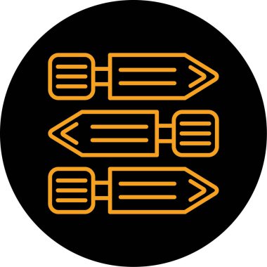 Yol işaretinin siyah beyaz ikonunun vektör çizimi