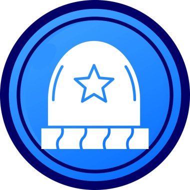 Yıldız simgesinin vektör illüstrasyonu