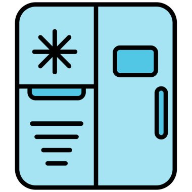 Dolap. Web simgesi basit illüstrasyon