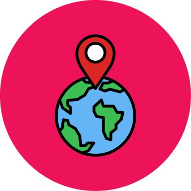 konum simgesi vektörü beyaz arkaplanda izole edildi, konum şeffaf