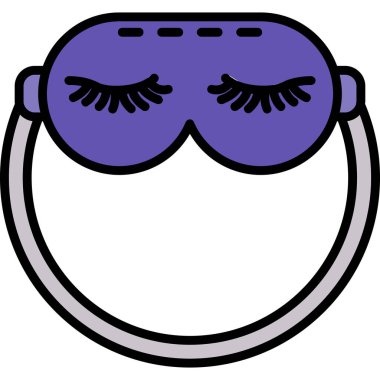 Gözlük ikonu. Basit tasarım